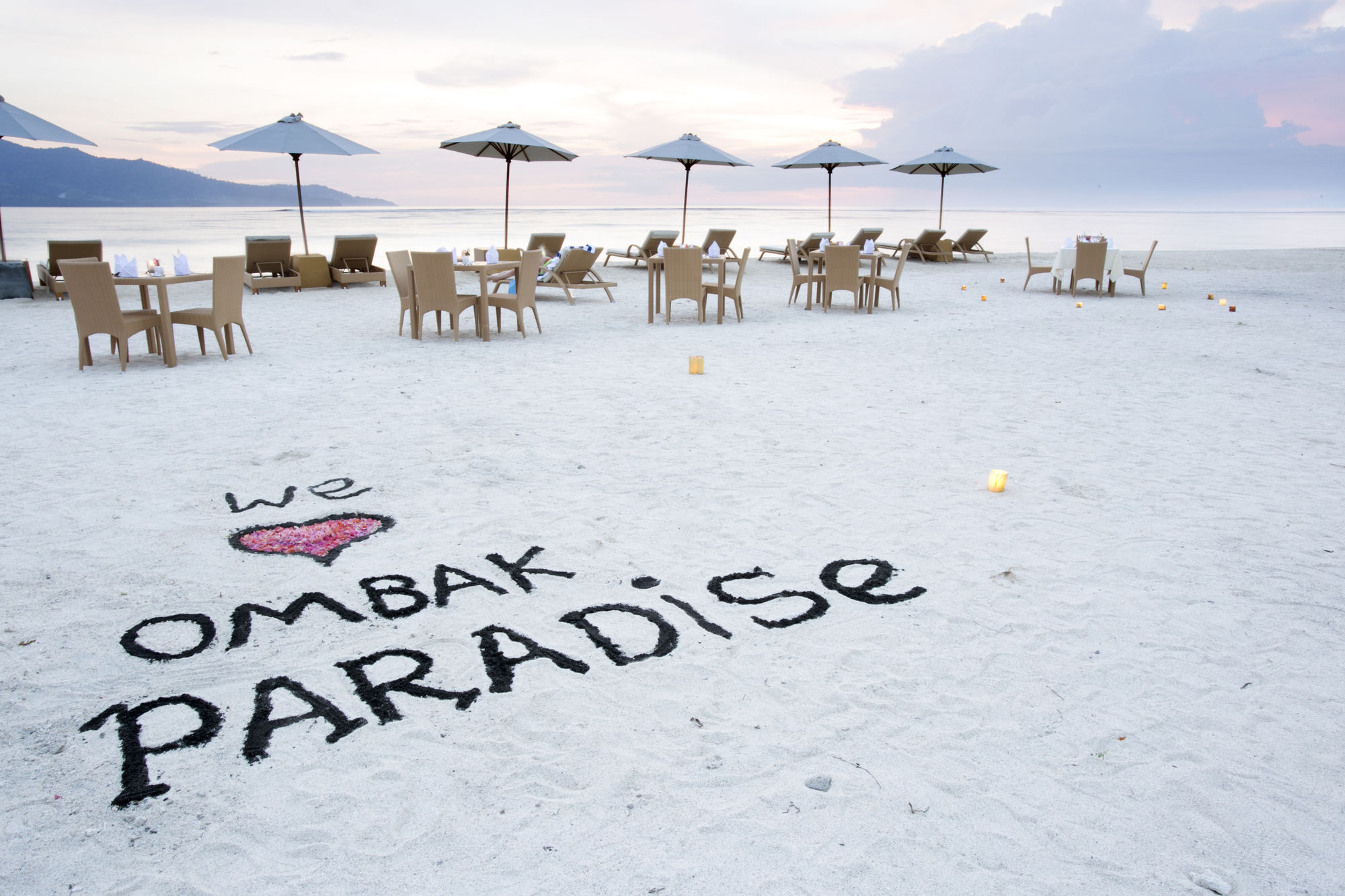 Hotel Ombak Paradise Gili Air Exterior foto